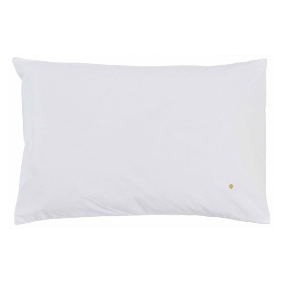 Taie d'Oreiller Percale de Coton Bio CELESTE