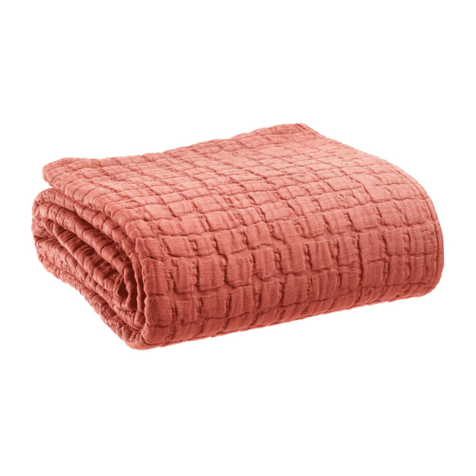 Couvre-lit en coton stonewashed Swami   