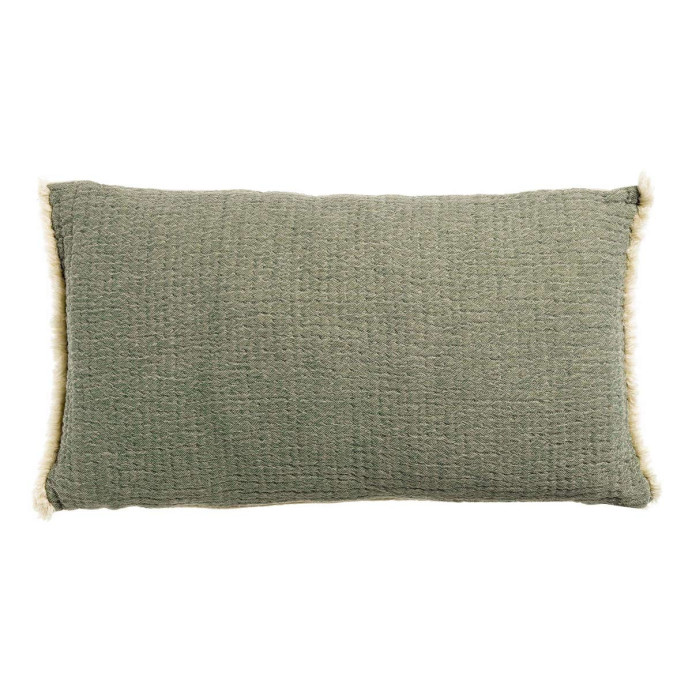 Coussin en Coton Recyclé EMILIO - Vivaraise | Impression lin