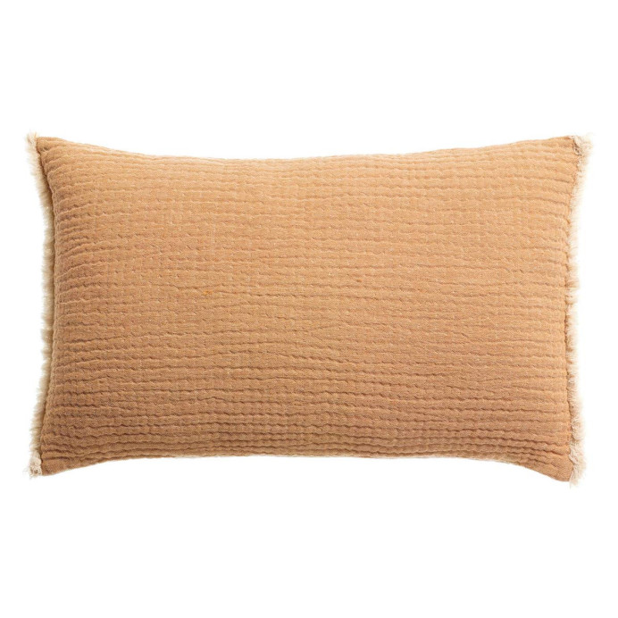 Coussin en Coton Recyclé EMILIO - Vivaraise | Impression lin