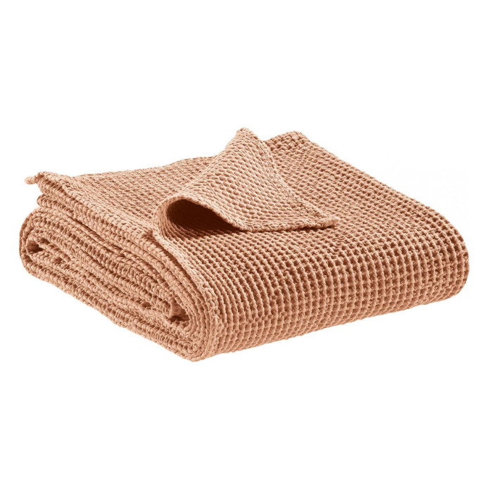 Plaid en Coton Recyclé MAIA - Vivaraise | Impression lin