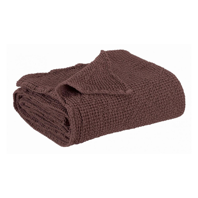 Plaid en Coton Recyclé MAIA - Vivaraise | Impression lin