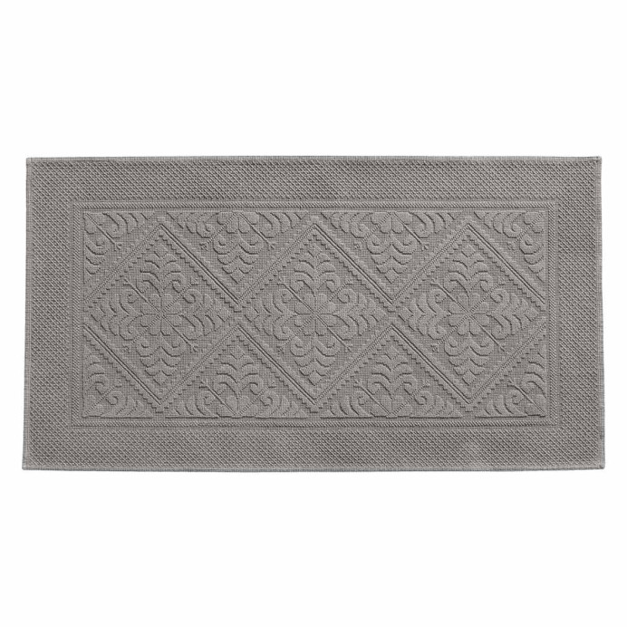 Tapis de Bain en Coton ENZO - Vivaraise | Impression lin