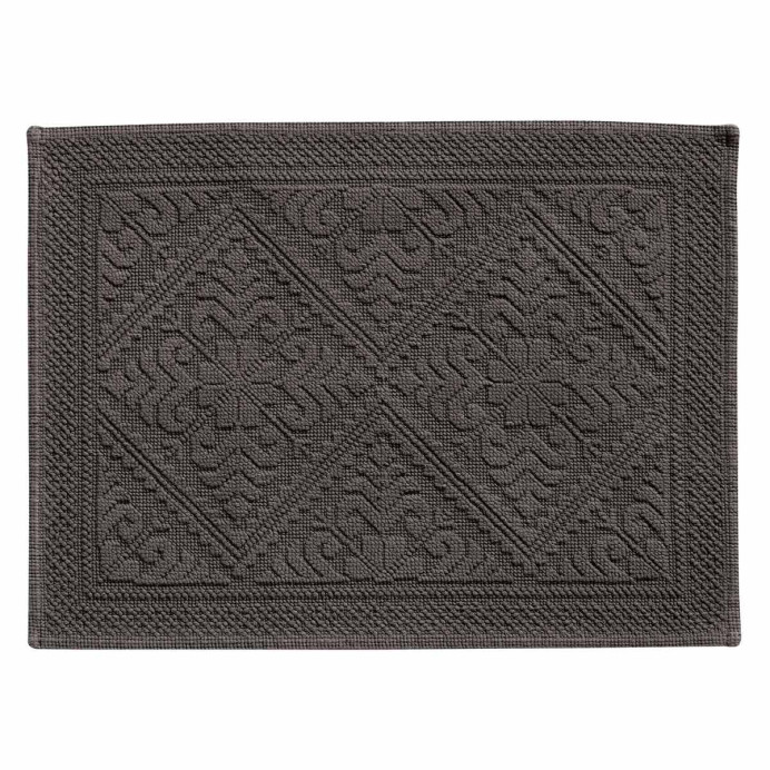 Tapis de Bain en Coton ENZO - Vivaraise | Impression lin