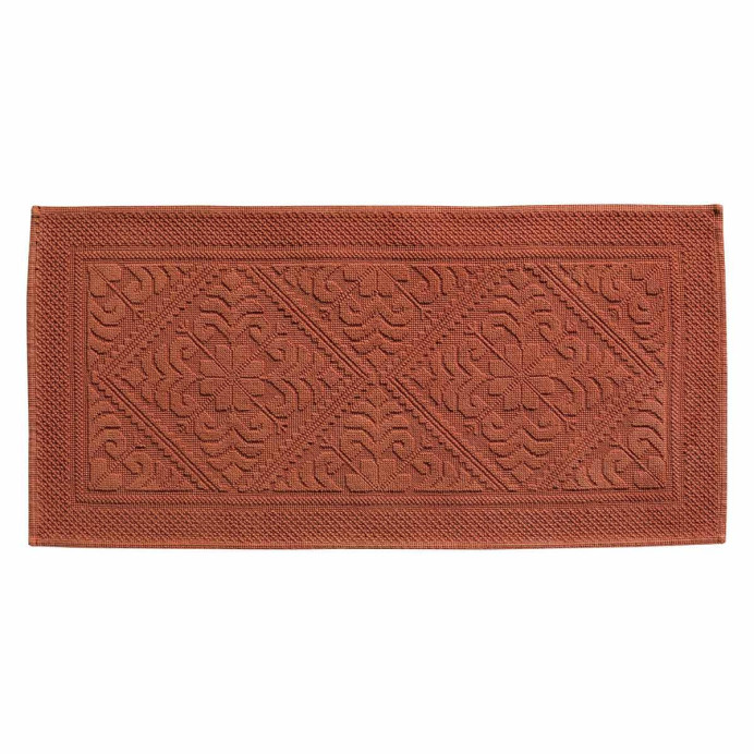 Tapis de Bain en Coton ENZO - Vivaraise | Impression lin