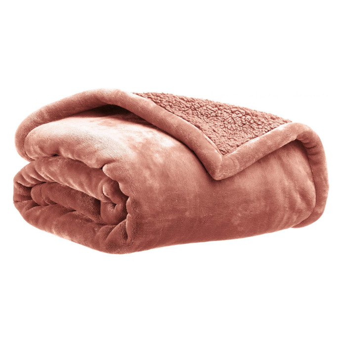 Couvre lit et Plaid Microfibre MICHKA - Vivaraise | Impression lin