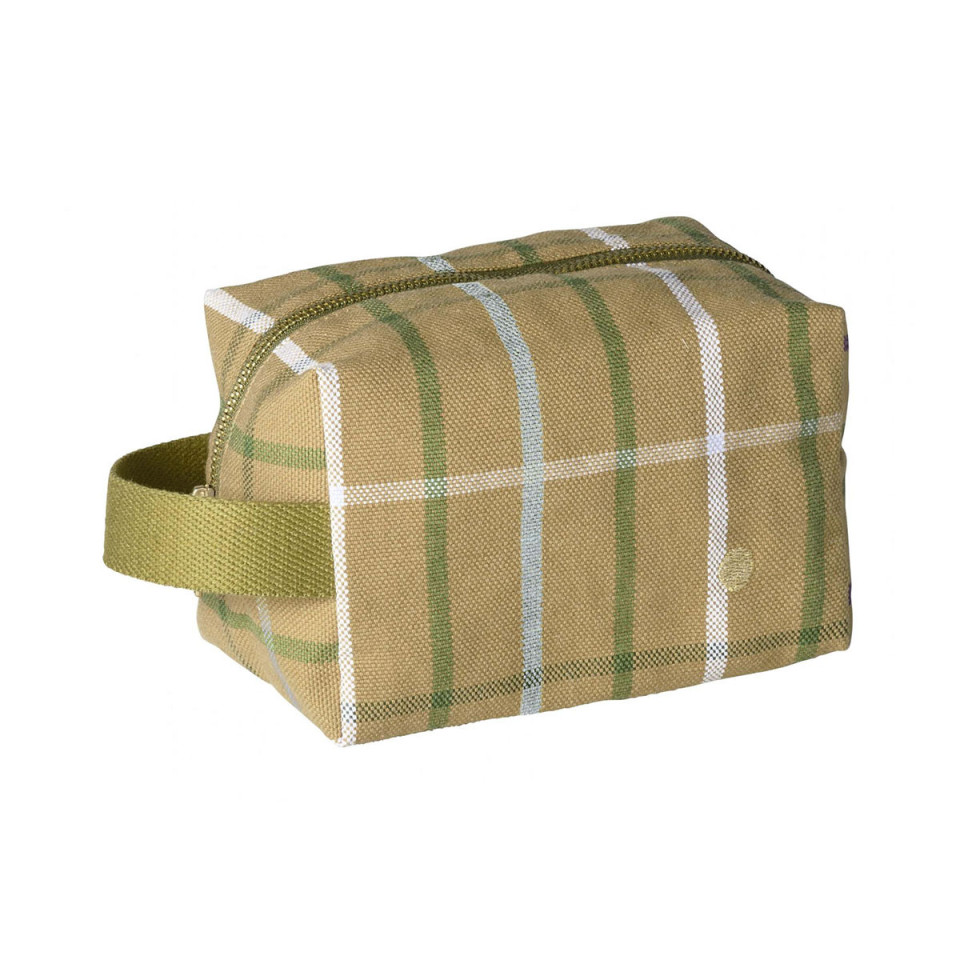 Trousse de toilette en coton Unis ou Motifs Bio   