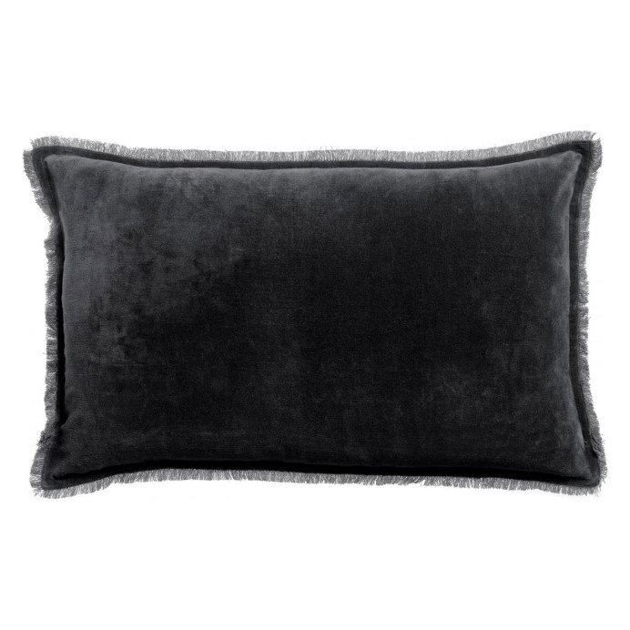 Coussin en Velours de Coton FARA - Vivaraise | Impression lin