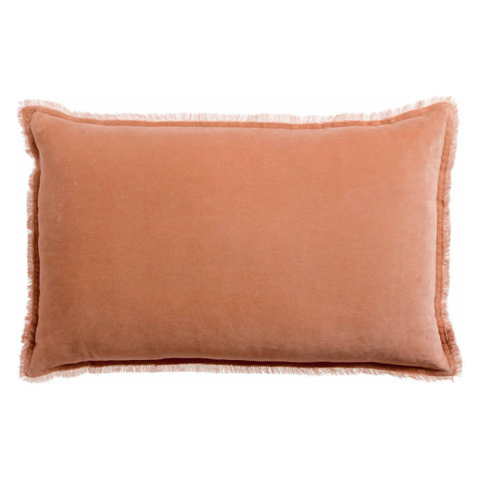 Coussin en Velours de Coton FARA - Vivaraise | Impression lin