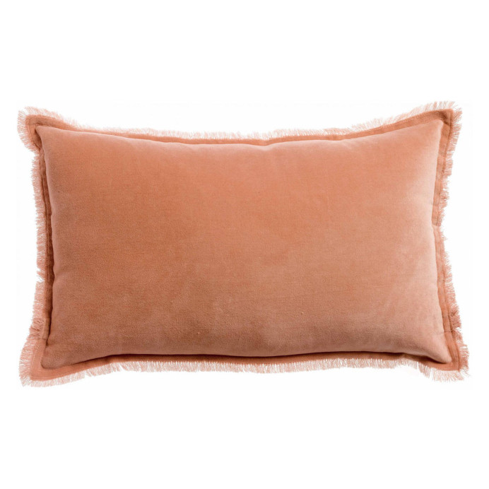 Coussin en Velours de Coton FARA - Vivaraise | Impression lin