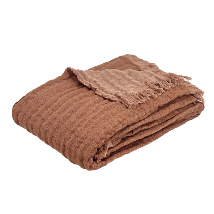 Plaid Lin et Coton BAYA - Haomy | Impression lin