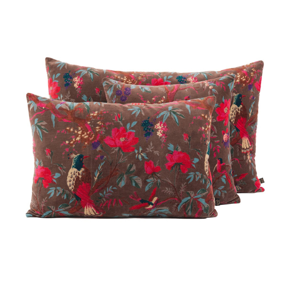 Housse de Coussin en Velours BIRDY  