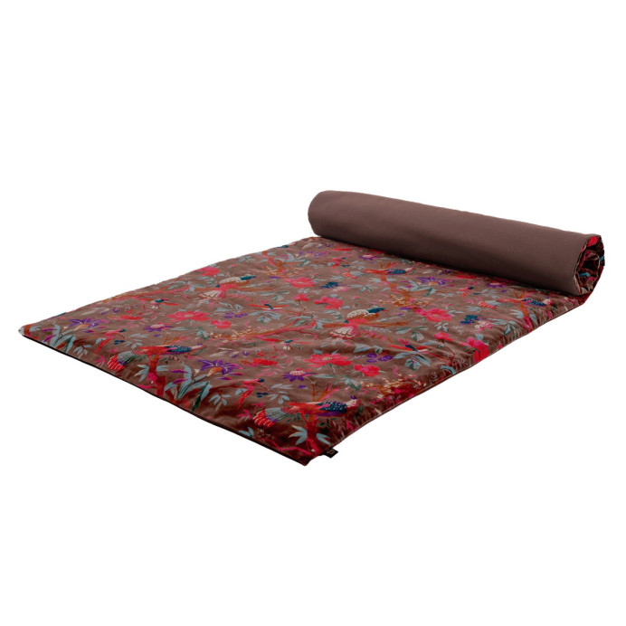 Housse d'Edredon en Velours BIRDY - Haomy | Impression lin