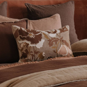 Housse de Coussin en Velours et Brodé BRISTOL  