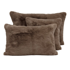 Housse de Coussin en Fausse Fourrure CHAMONIX  