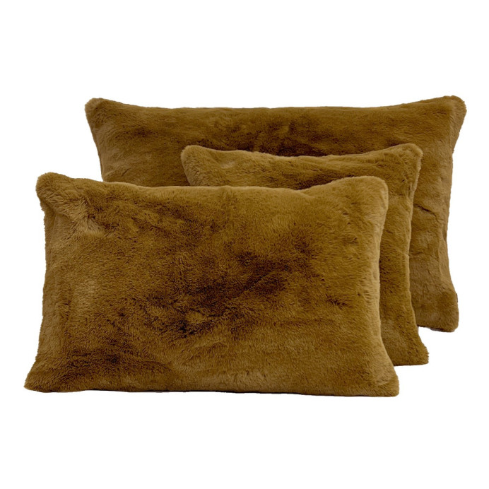Housse de Coussin en Fausse Fourrure CHAMONIX