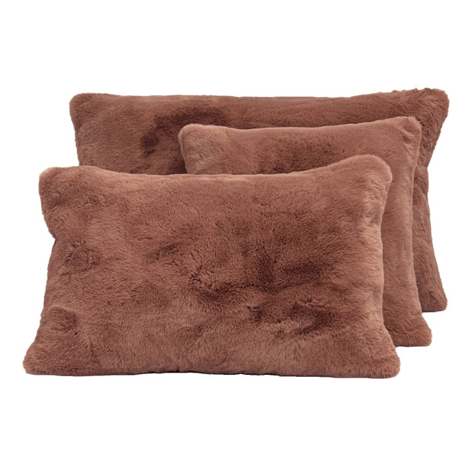 Housse de Coussin en Fausse Fourrure CHAMONIX