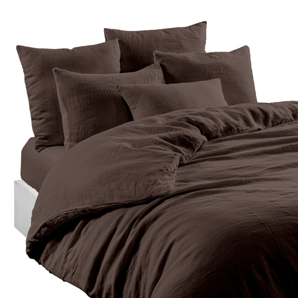 Drap Plat en Lin Lavé LERIA  