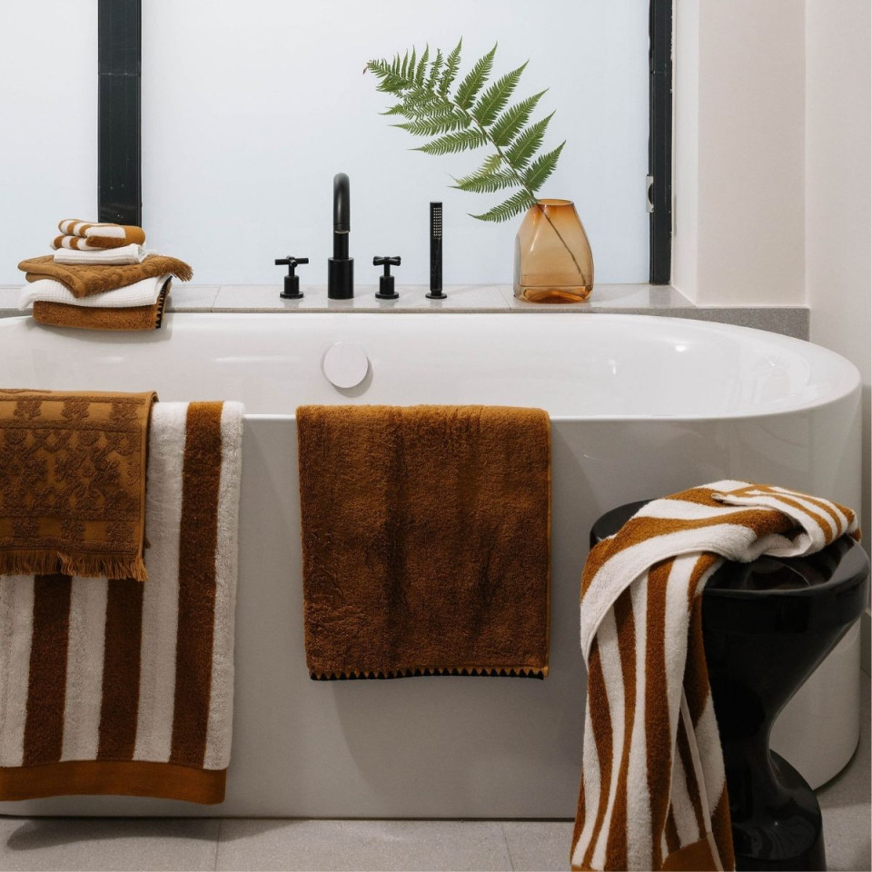 Serviette de Bain en Coton SANTORINI  