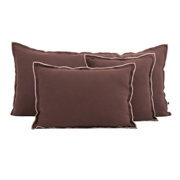 Housse de Coussin en Lin SEONI - Haomy | Impression lin