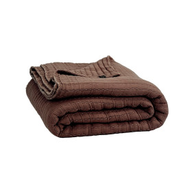 Couvre Lit et Plaid Coton Gaufré TIVOLI  