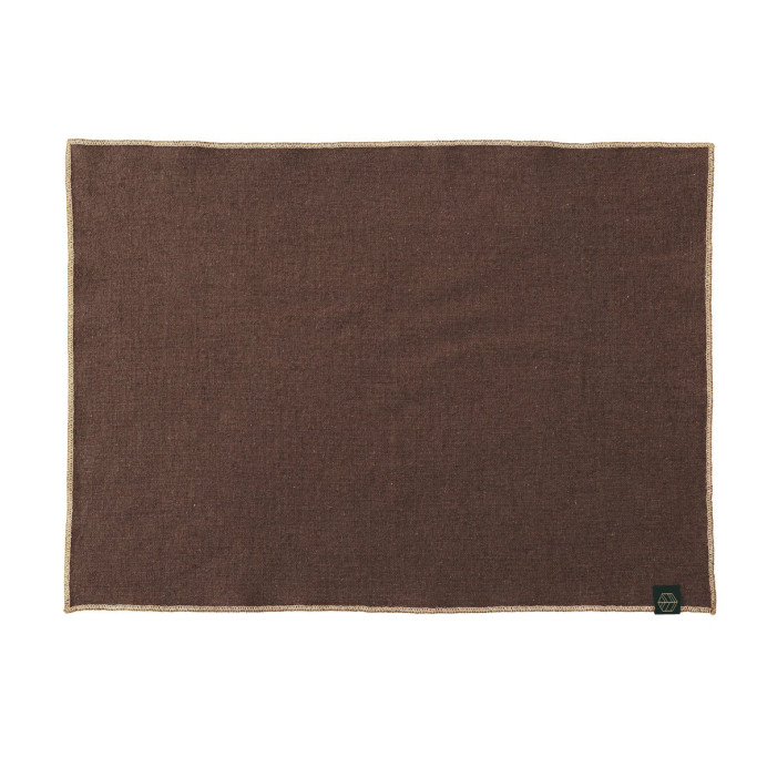 Set de Table Bord Doré VERONE - Haomy | Impression lin