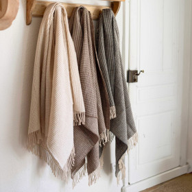Plaid Laine et Recyclé VITTORIA  