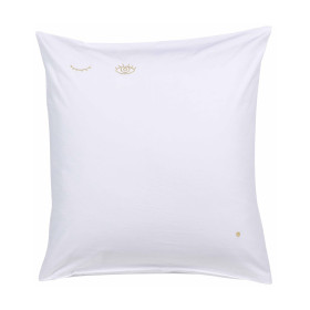 Taie d'oreiller en Coton Bio EYES  