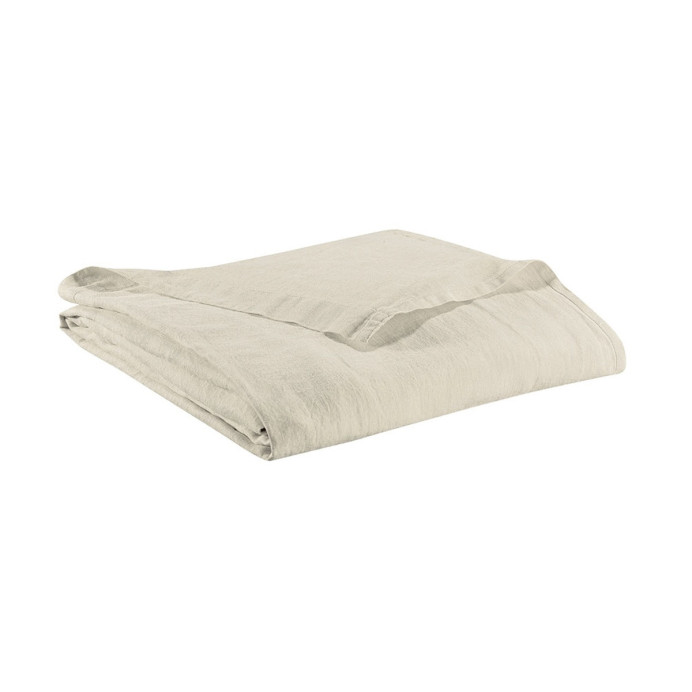 Drap plat en Lin Lavé ZEFF - Vivaraise | Impression lin