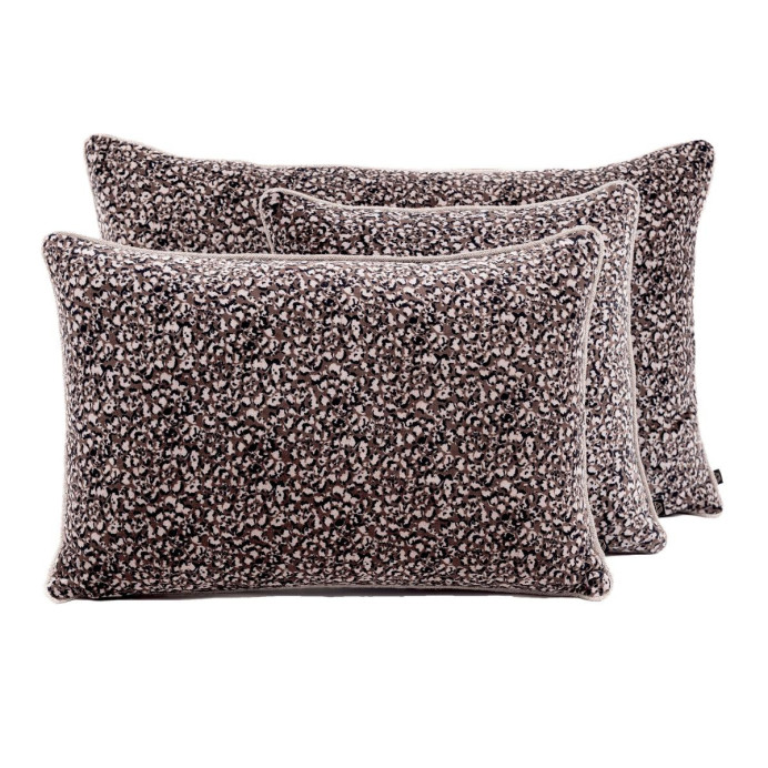 Housse de Coussin Velours Léopard GAIRO - Haomy | Impression lin