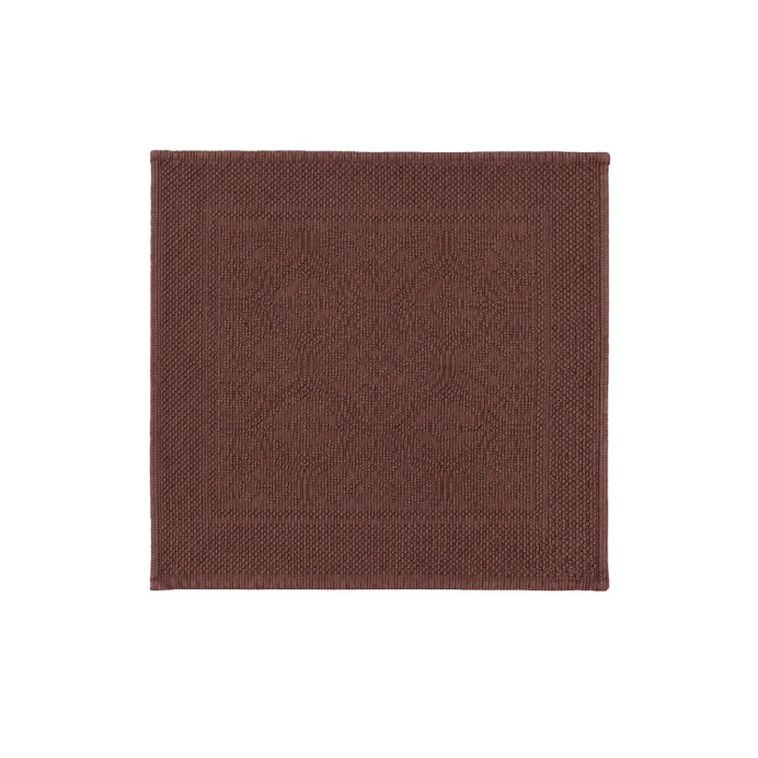 Harmony Textile - Haomy Tapis de Bain carré KYMI - 60X60