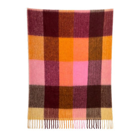 Plaid Rayé Mélange Laine ANVERS 