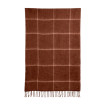 Plaid Rayé en Laine Mélangée BERGEM