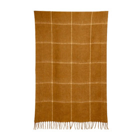 Plaid Rayé en Laine Mélangée BERGEM 