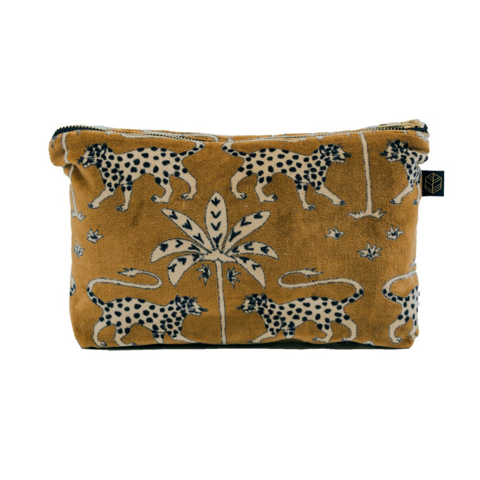 Trousse en Velours Imprimé BERIA - Haomy | Impression lin