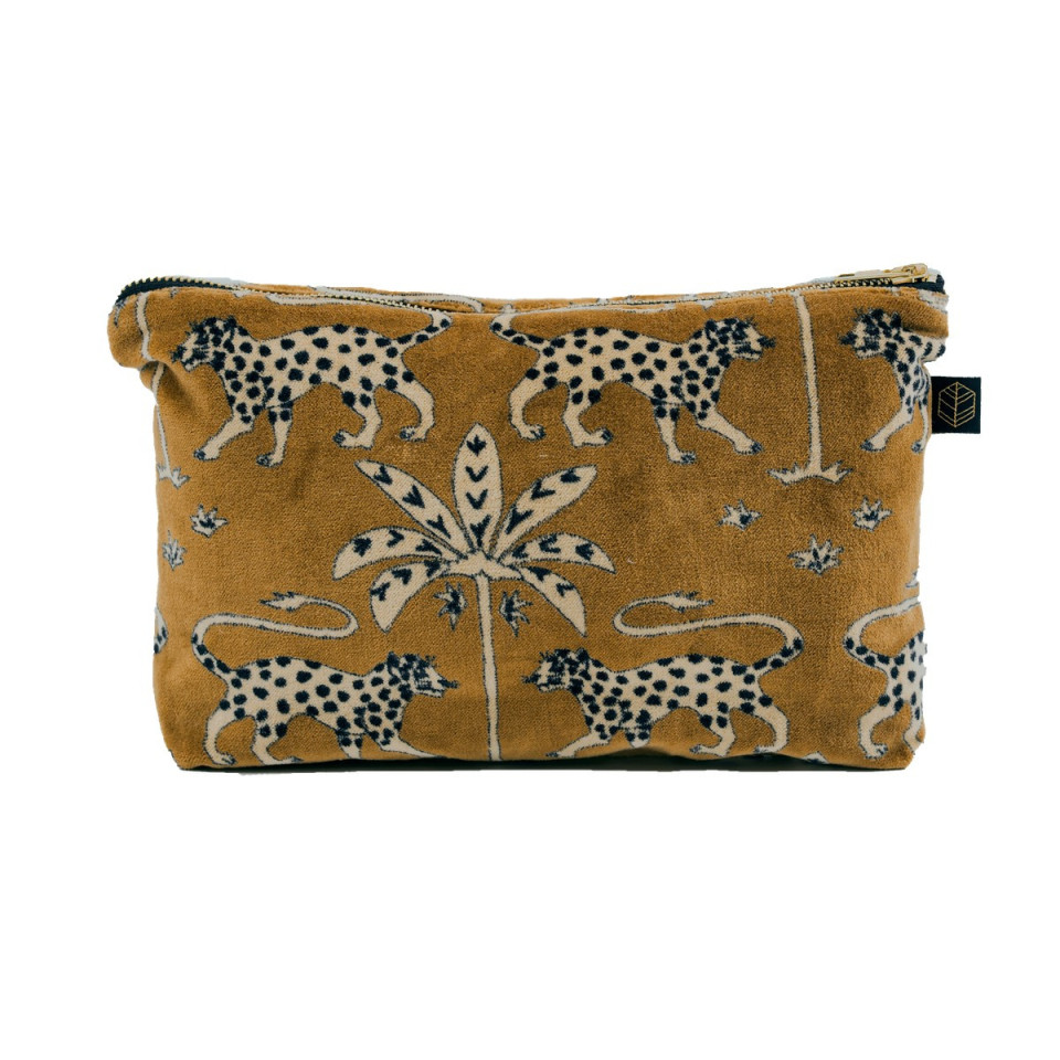 Trousse en Velours de Coton Imprimé BERIA 