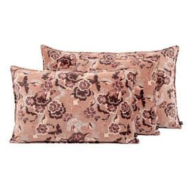 Housse de Coussin en Velours de Coton à Volants BOSTON  