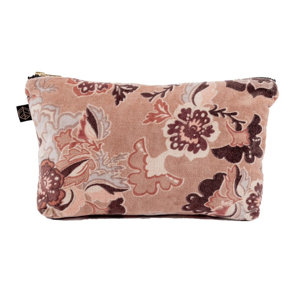 Trousse en Velours de Coton BOSTON  