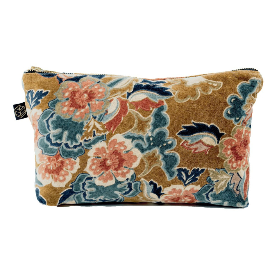 Trousse en Velours de Coton BOSTON  