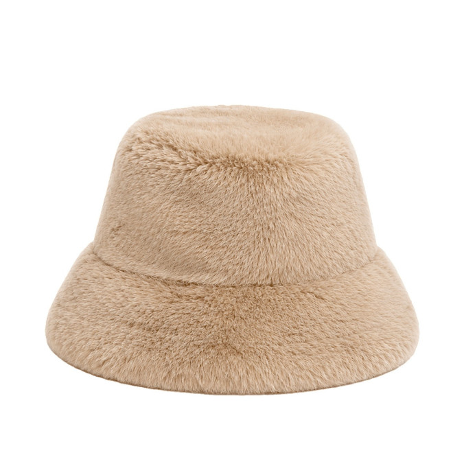 Chapeau en Fausse Fourrure CHAMONIX - Haomy | Impression lin