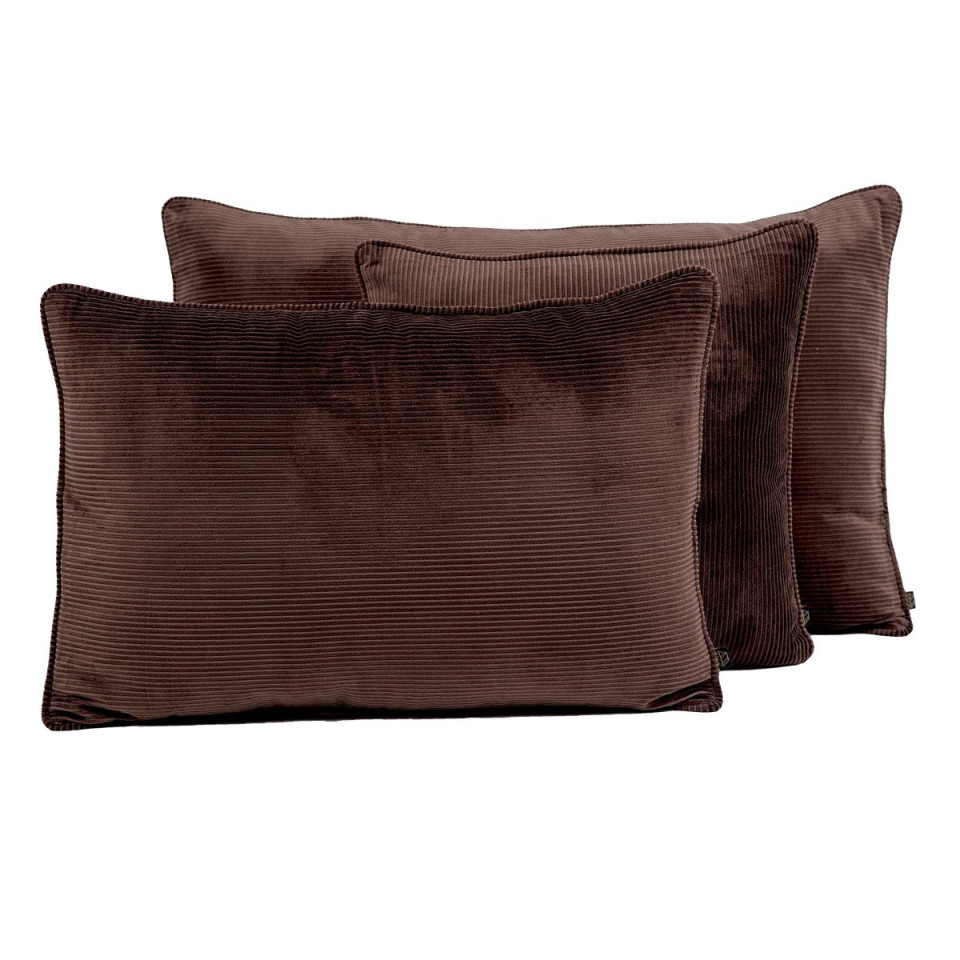 Housse de Coussin en Velours de Coton Lavé HAMBOURG  