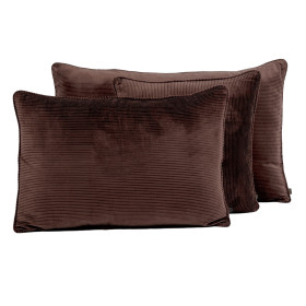 Housse de Coussin en Velours de Coton Lavé HAMBOURG  