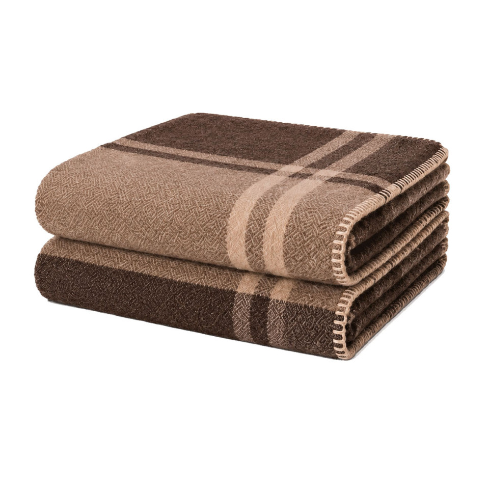 Plaid Bicolore en Laine HYGGE  