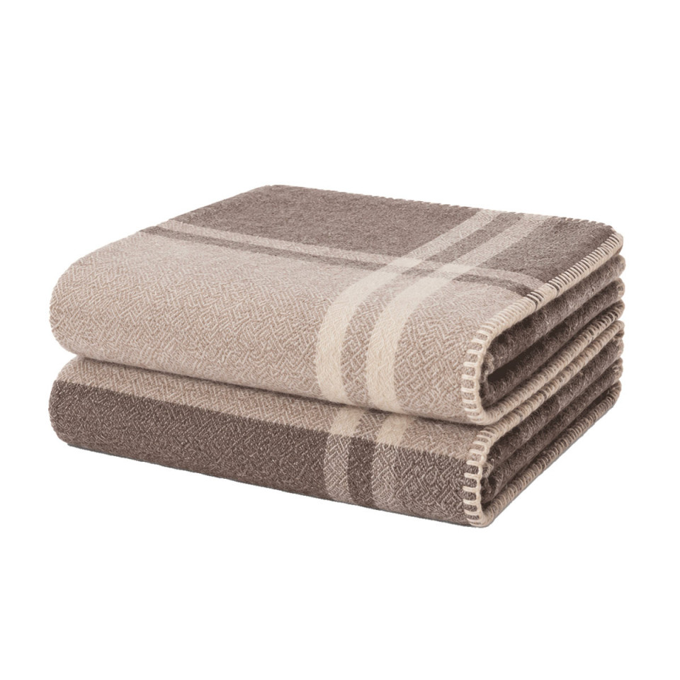 Plaid Bicolore en Laine HYGGE  