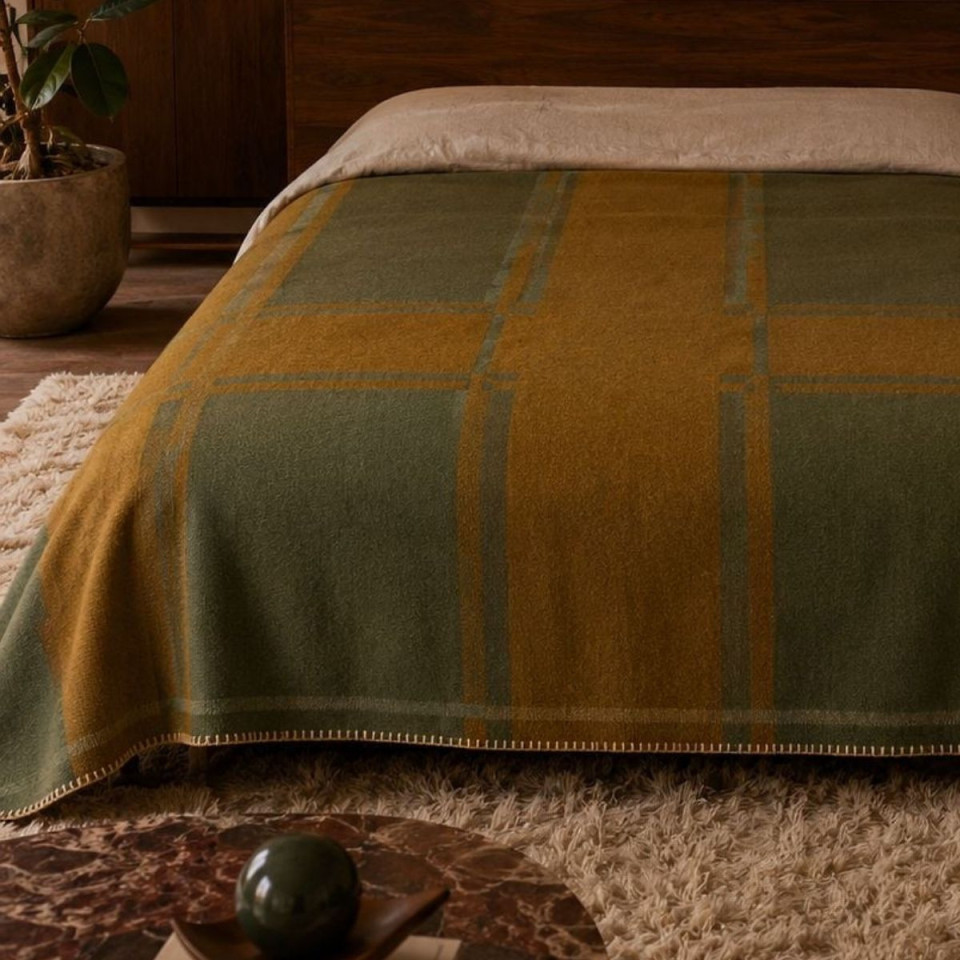 Plaid Bicolore en Laine HYGGE  