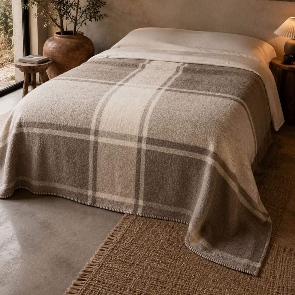 Plaid Bicolore en Laine HYGGE  