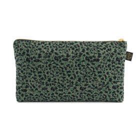 Trousse en Velours Léopard GAIRO 