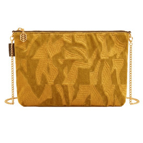 Trousse en Velours de Coton Brodé MILTON  