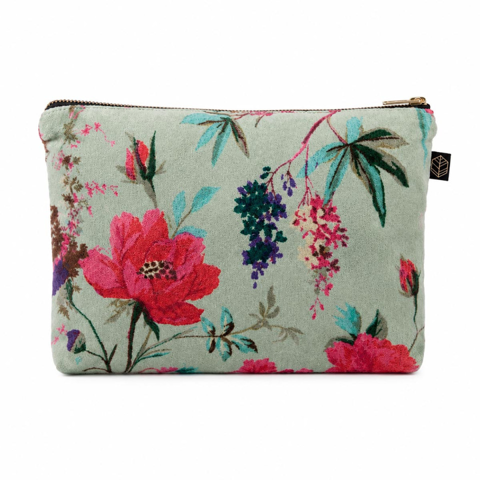 Trousse en Velours Imprimé BIRDY  