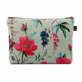 Trousse en Velours Imprimé BIRDY  